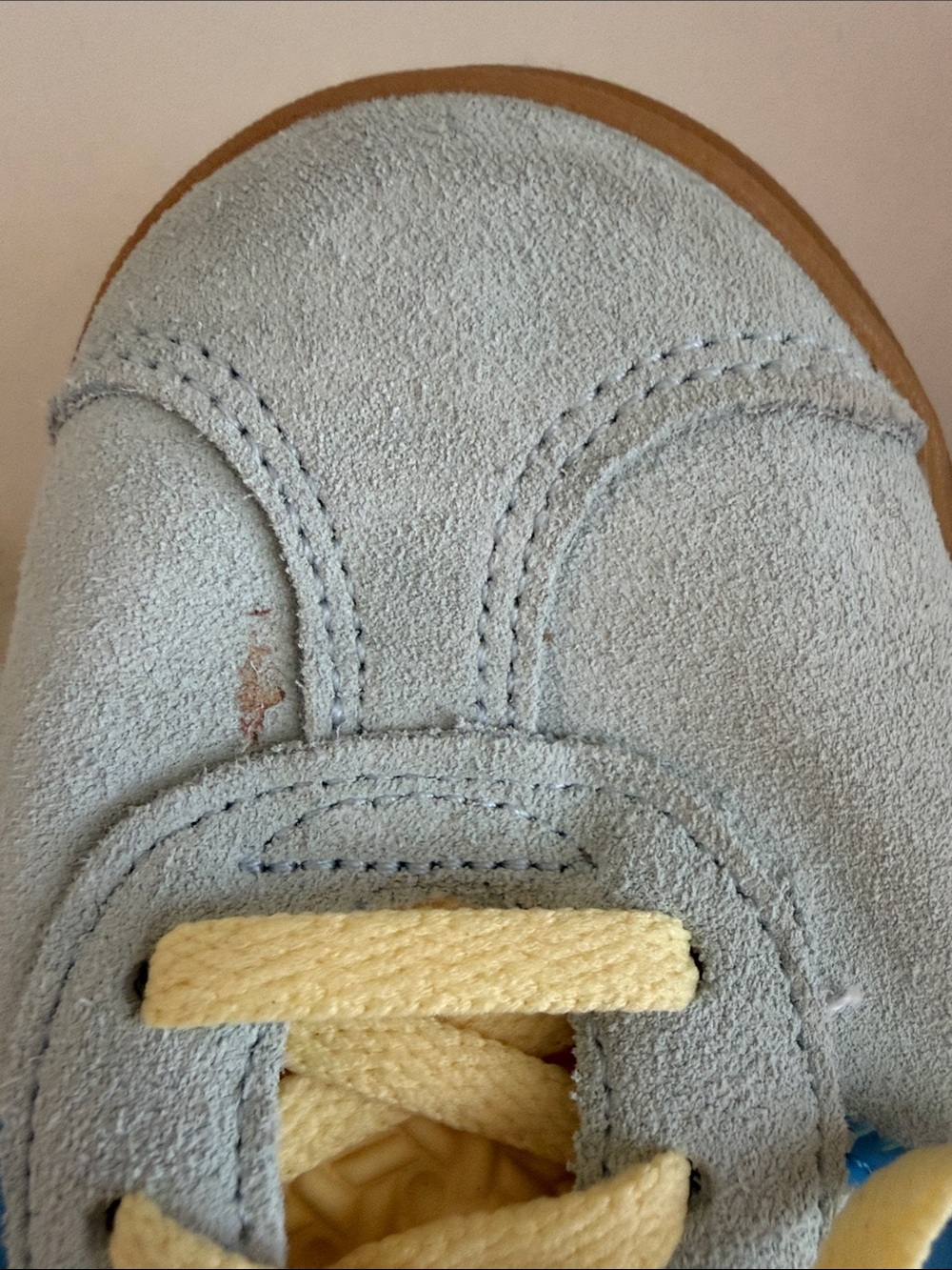 adidas Gazelle Bold Platform Almost Blue and Yellow - Picture 5 of 9
